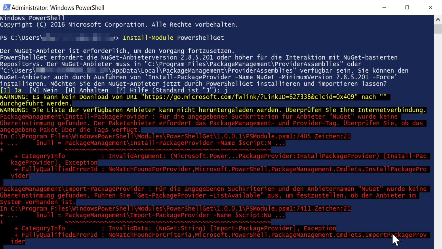 installation-von-nuget-in-der-powershell-schl-gt-fehl-es-kann-kein